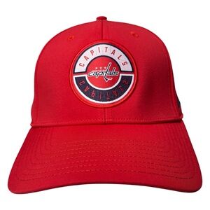 Adidas Washington Capitals Hat Red‎ NHL Adjustable M/L